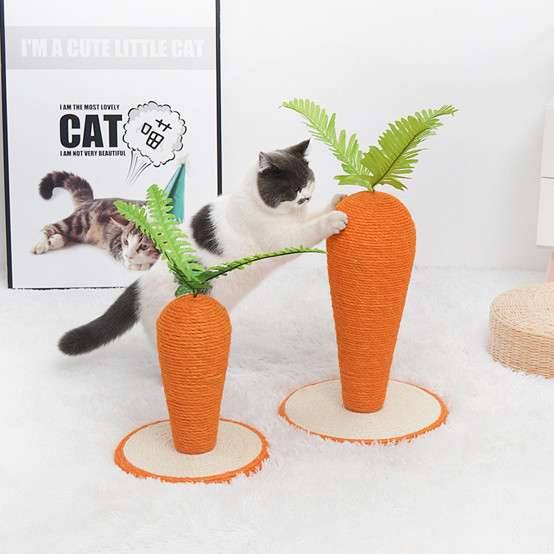 Post Scratching Kitten Cat Tree Mini Sisal Cairéad (2)